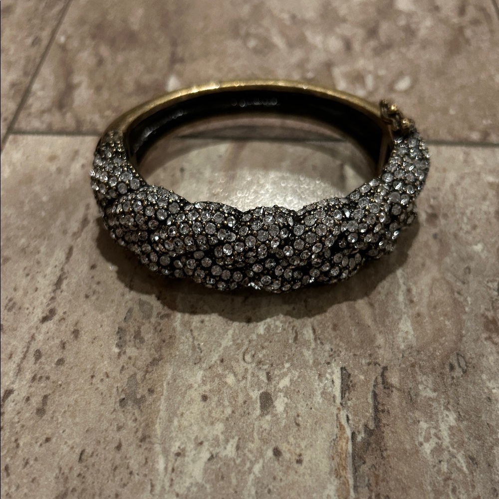 LOFT Silver and Gold Crystal Bracelet
